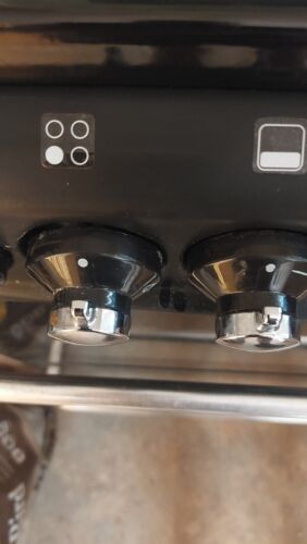 4 Ring Stove Top Stickers + 6 Gas Flame Decals | White Print Transparent Hob Markings