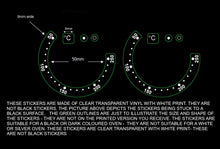 Load image into Gallery viewer, ANTI CLOCKWISE - PAIR OF OVEN TEMPERATURE DIALS WITH WRAP AROUND NUMBERS 250-200-150-100-50 IN AN ANTI-CLOCKWISE DIRECTION - NOT COMMON PLEASE CHECK