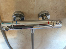 Load image into Gallery viewer, TAP STICKERS comprising 27 flat Red and 27 flat Blue Tap/Faucet, Shower Vinyl Hot and Cold Stickers