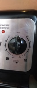 2 DIALS X HI-8-6-4-2 LO - LO-2-4-6-8-HI FOR AN AMERICAN STYLE COOKTOP