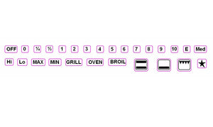 SMALL SIZED REPLACEMENT GAS OVEN NUMBERS 1-10