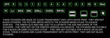 Load image into Gallery viewer, SMALL SIZED REPLACEMENT GAS OVEN NUMBERS 1-10
