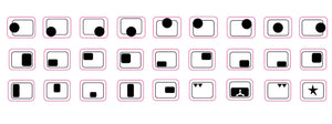 4, 5, 6, 7, 8 & 9 RING HOB COOKERTOP MARKINGS - MULTI FUNCTION