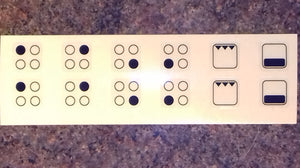 4 RING HOB MARKINGS DOUBLE SET