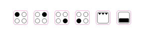 4 RING HOB MARKINGS SINGLE SET - BOGOF - We will upgrade to a double set for free