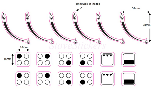 Gas Sticker For Range STOVE STICKERS FOR STOVES, RANGES, COOKTOPS AND HOBS – Stove Stickers