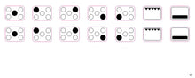Load image into Gallery viewer, 5 RING HOB MARKINGS DOUBLE SET