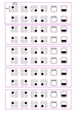 Load image into Gallery viewer, 5 x double sets of 4 ring hob markings TRADE DISCOUNT APPLIED
