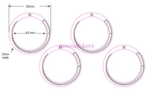Load image into Gallery viewer, STOVE GRADIENT LINES 43MM DIAMETER ANTI-CLOCKWISE