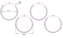 Load image into Gallery viewer, STOVE GRADIENT LINES 50MM DIAMETER CLOCKWISE