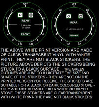 Load image into Gallery viewer, 2 DIALS X HI-8-6-4-2 LO - LO-2-4-6-8-HI FOR AN AMERICAN STYLE COOKTOP