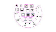 Load image into Gallery viewer, 50-250 TEMPERATURE NUMBERS WITH 13 OVEN SYMBOL STICKERS