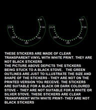 Load image into Gallery viewer, OVEN TEMPERATURE MARKINGS 50-275