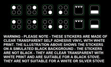 Load image into Gallery viewer, 4 RING HOB MARKINGS DOUBLE SET