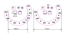 Load image into Gallery viewer, FAHRENHEIT OVEN TEMPERATURE STICKERS 200-500