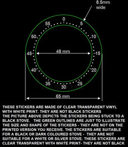 60 MINUTE OVEN TIMER MARKING STICKER
